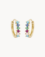 Compra Pendientes Aro Lobe Tutti Frutti en Apodemia Pendientes Lobe Multicolor Pareja