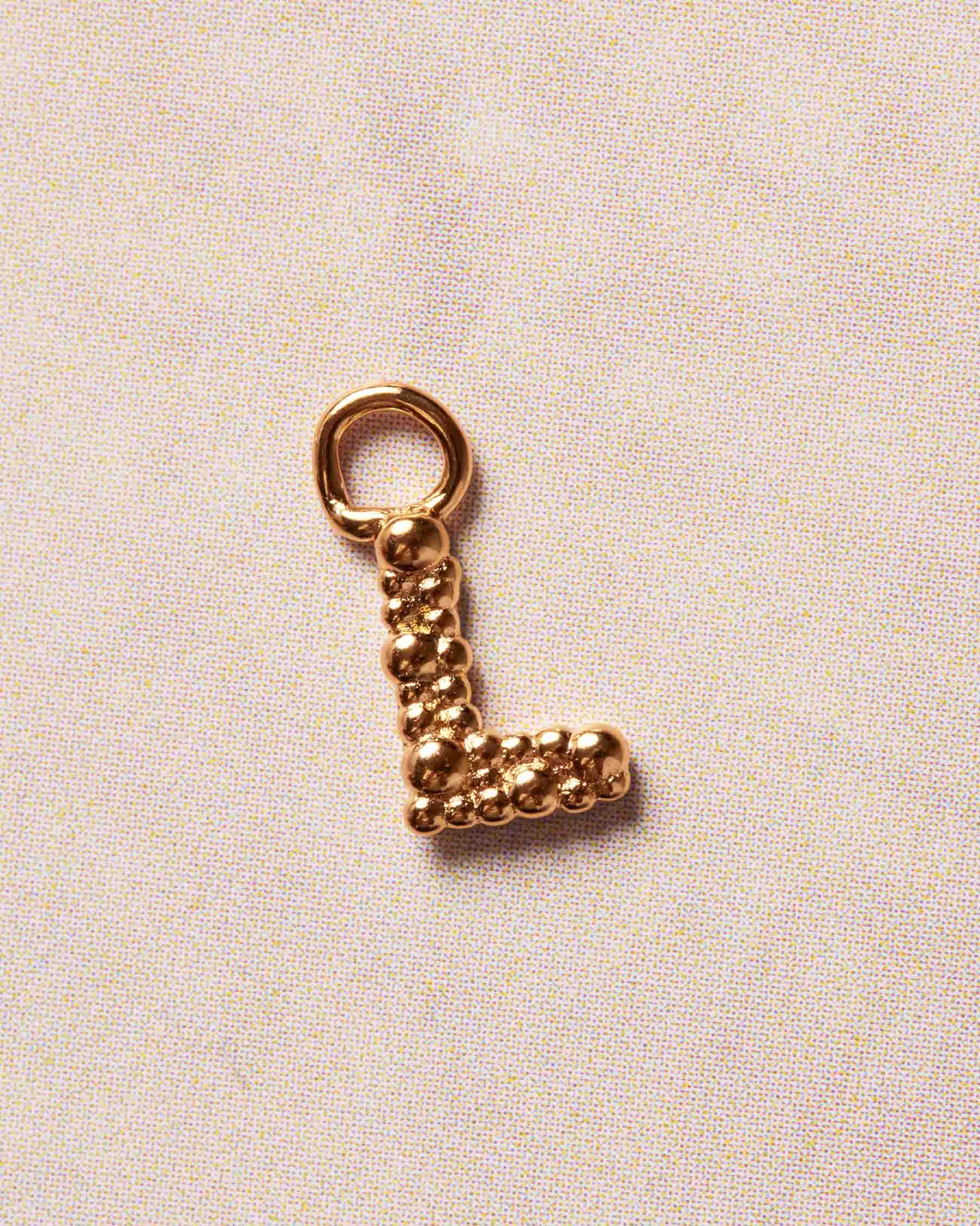 Charm Sand Dust Letter L