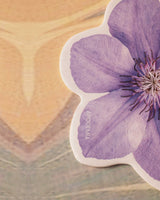 Personalized Perfumed Violet Flower Personalized Card