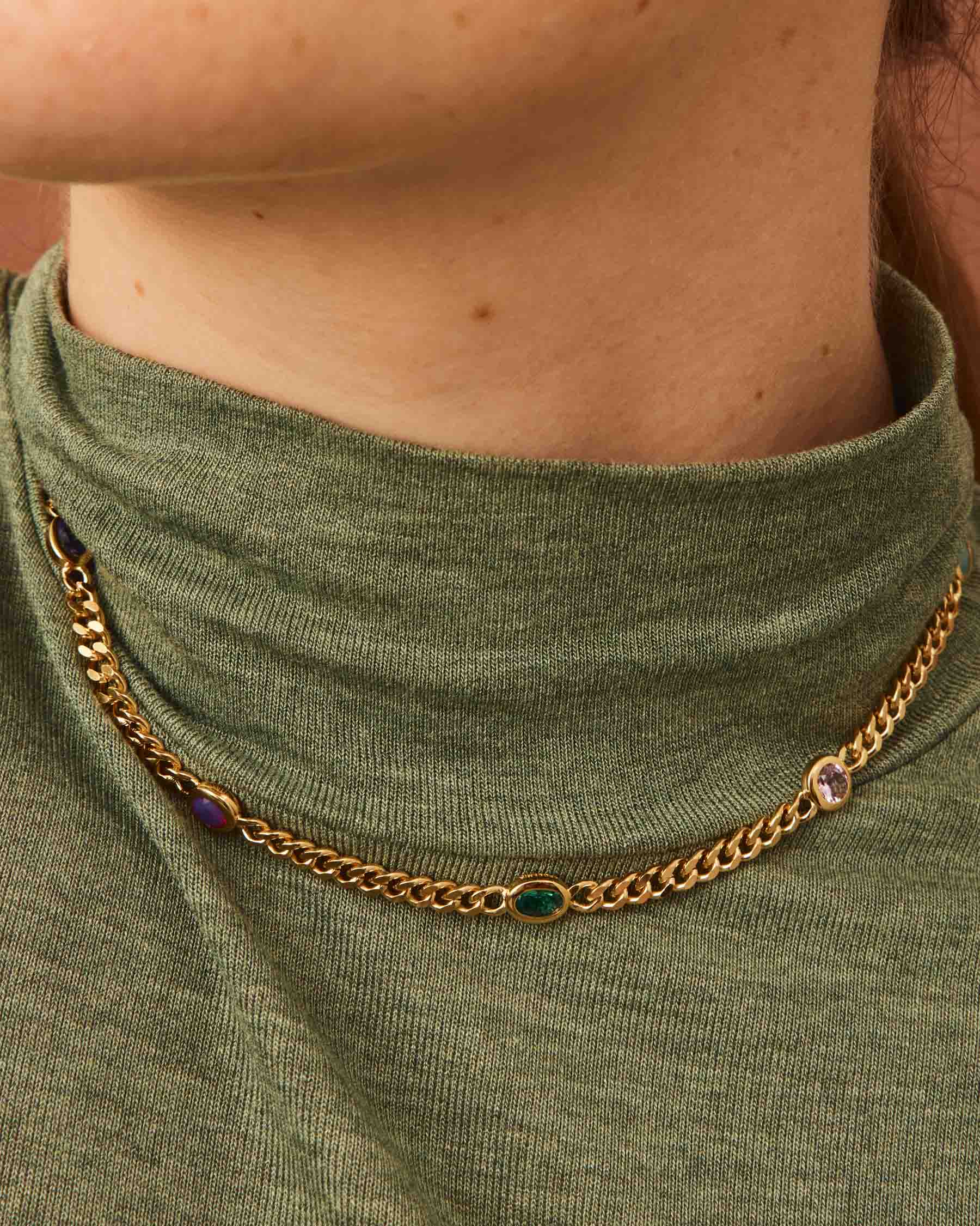 Collar Nefertiti Rainbow