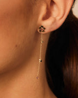 Flower Forever Duo Earrings - 18K Solid Gold - 18K Solid Gold