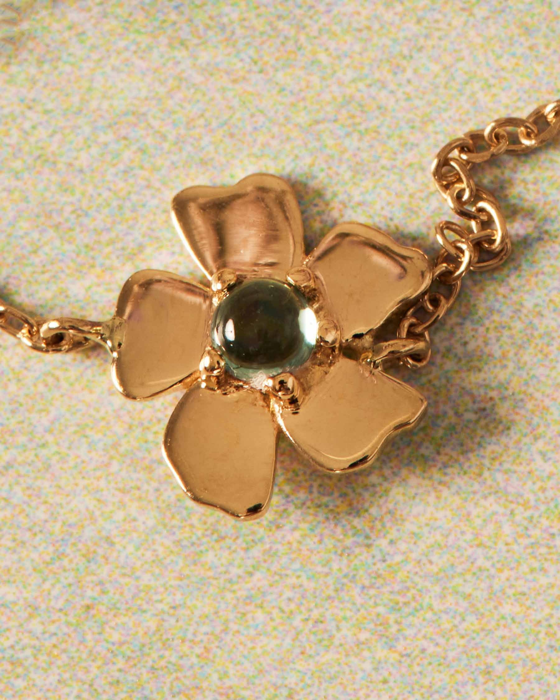 Collar Flor Forever | Oro Macizo 18K |