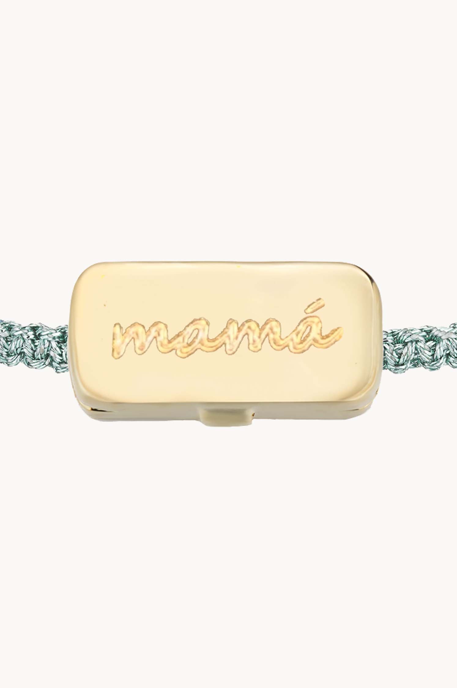 Collar con Clip Macrame Verde | EDICIÓN LIMITADA
