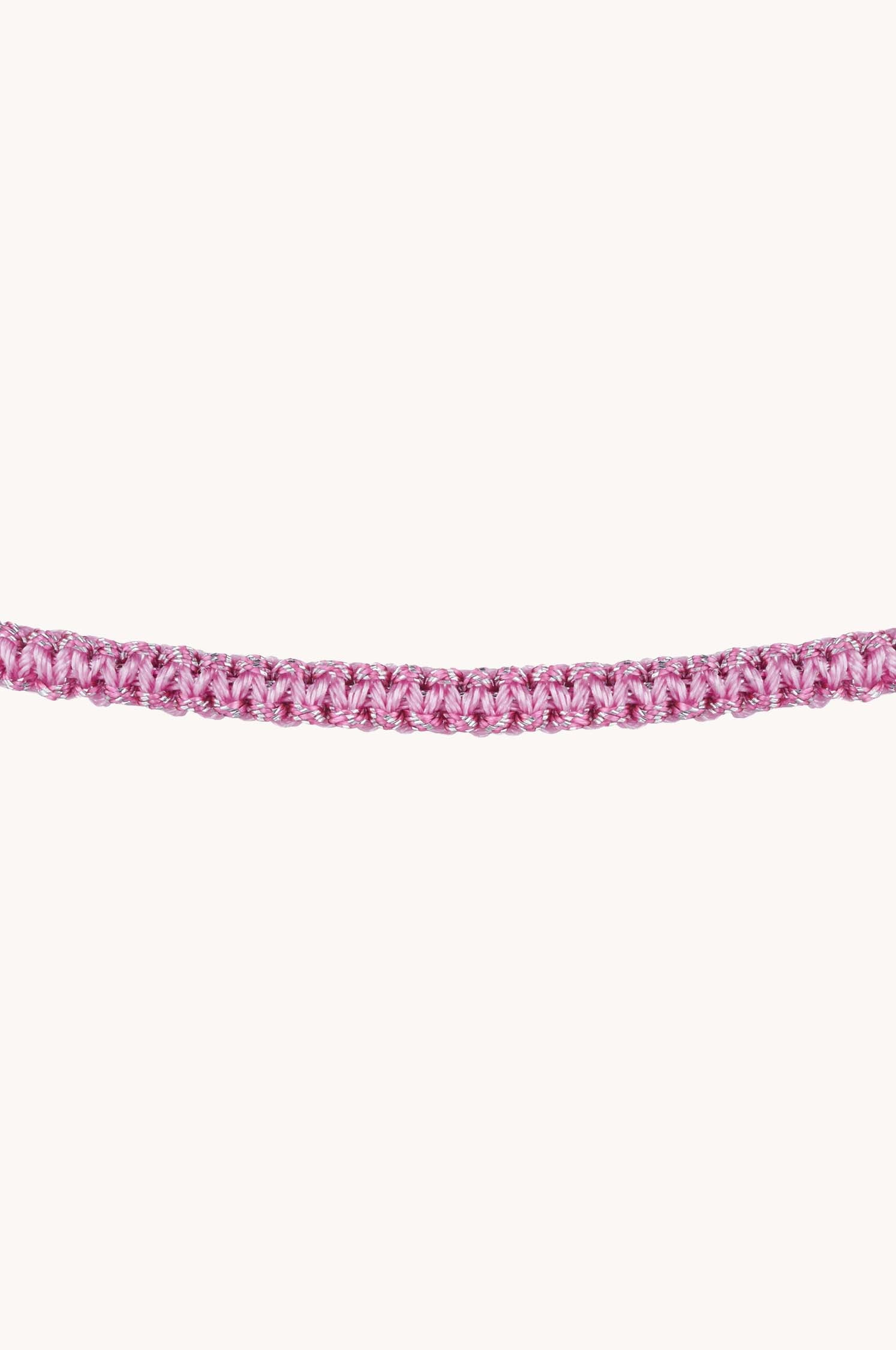 Pulsera Macrame Rosa | REALIZADO A MANO