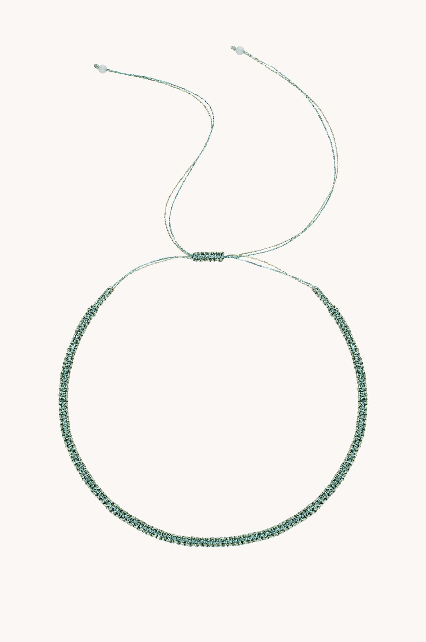 Collar Macrame Verde Intenso | REALIZADO A MANO