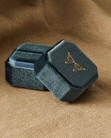 Velvet Dark Blue Jewelry Box | The Gray Box