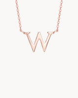 Necklace Letter W | The Gray Box