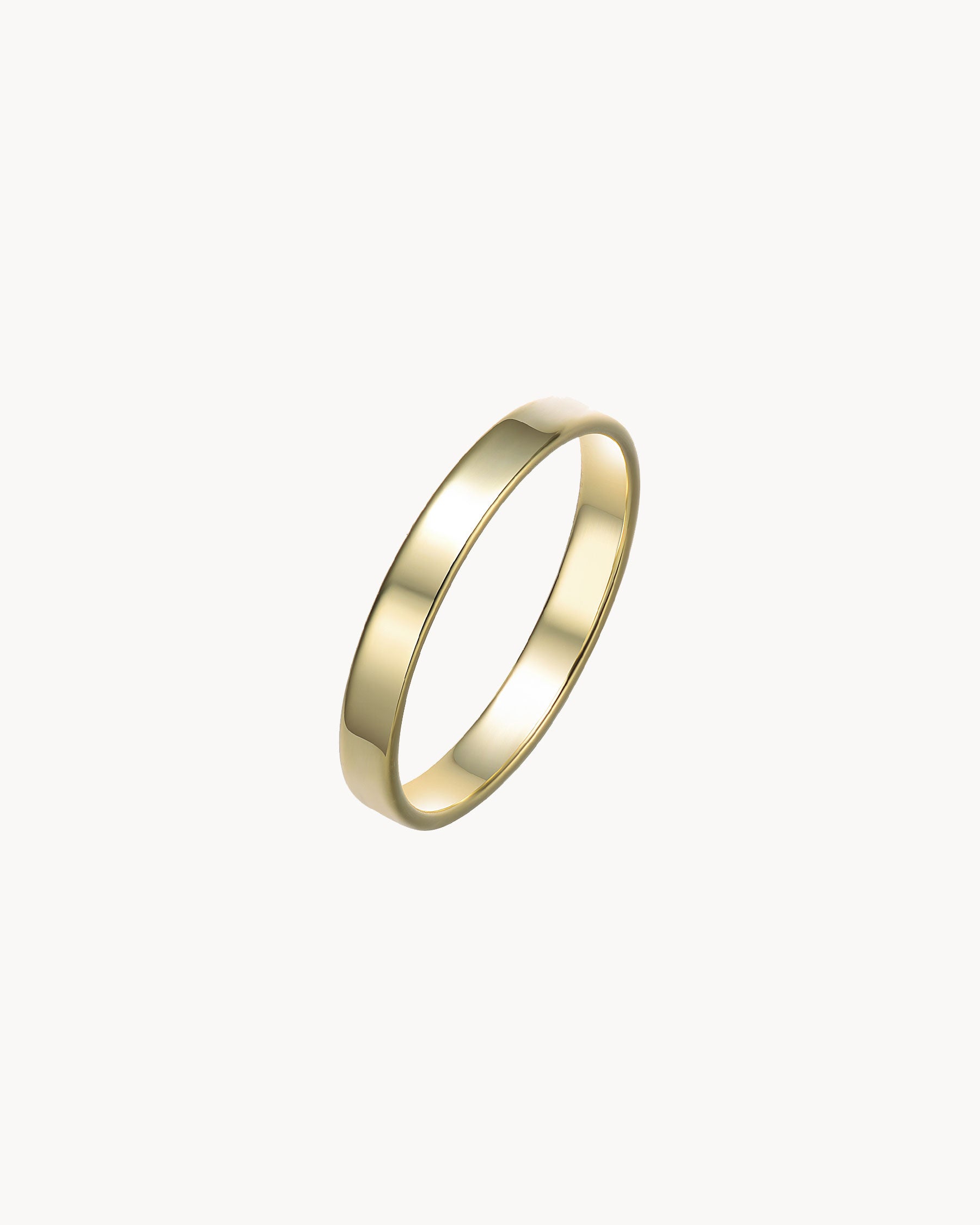 Wedding Flat Band Ring 2mm | The Gray Box