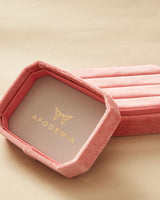 Velvet Candy Pink Jewelry Box | The Gray Box 