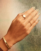 Sand Dust Signet Ring